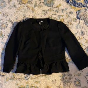 FOREVER 21 Black Blazer with Clip Fastening